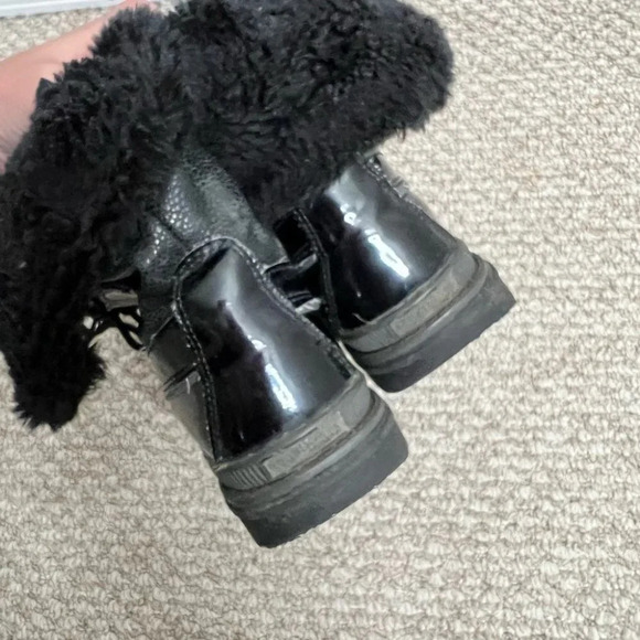 Aquatherm santana black winter fur warm boots size 6 - Picture 5 of 9